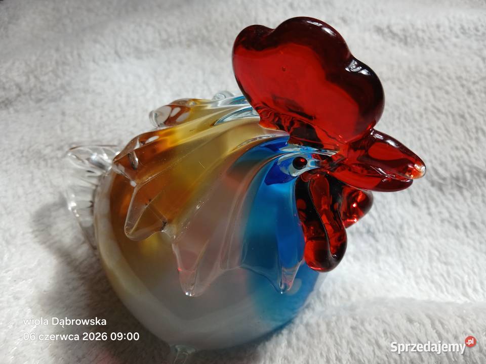 Duży kogut Murano