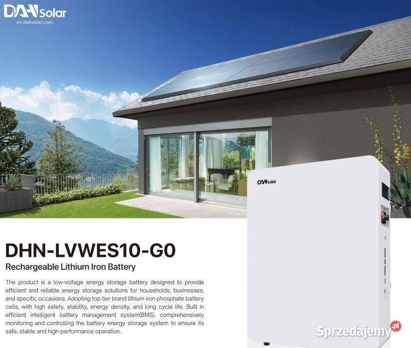 Magazyn energii LV DAH Solar DHNLVWES10G1 10 kWh małopolskie