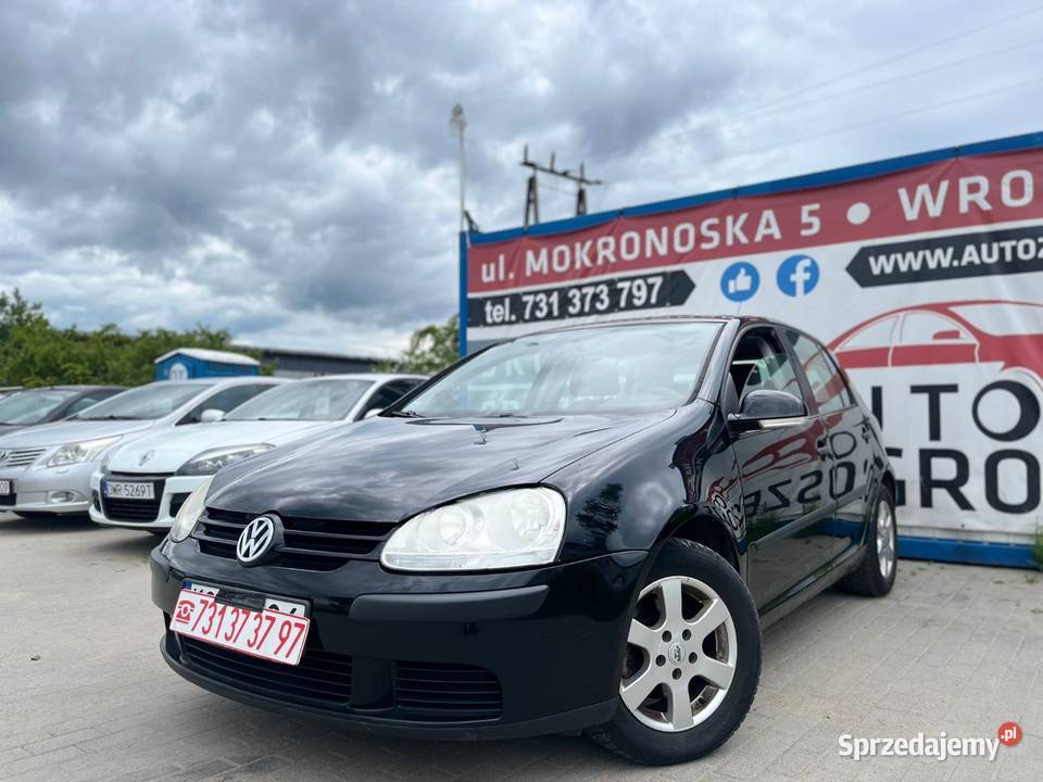 Volkswagen Golf V 14 Benzyna 2006 Klima Alufelgi dolnośląskie Wrocław
