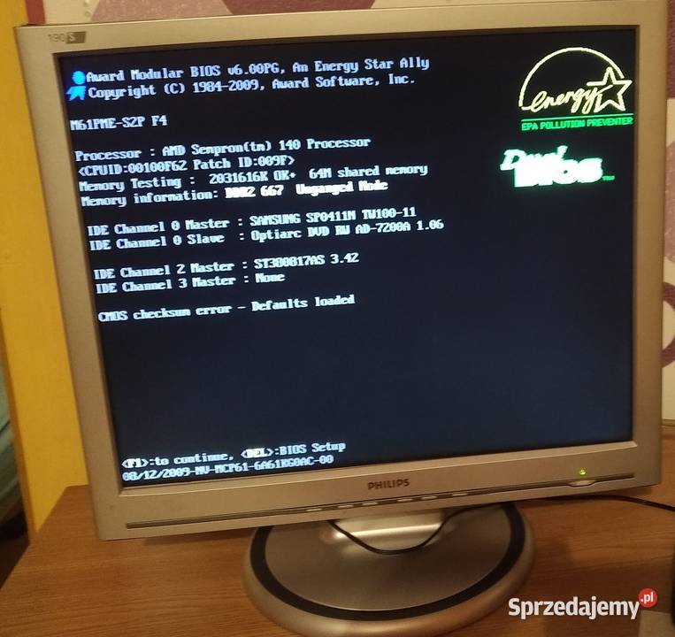 Sprzedam monitor 19 PHILIPS obudowa do komputera Monitory i projektory sprzedam