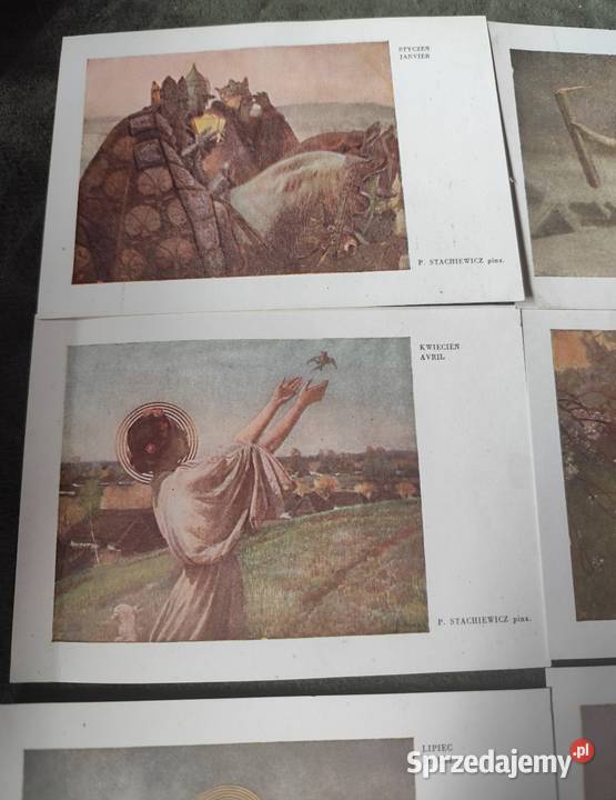 Vintage Komplet pocztówek Boży