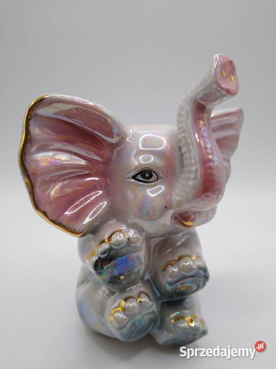 Słoń Słonik Figurka Ceramiczna Ceramics Antyki, Sztuka, Kolekcje Gdańsk