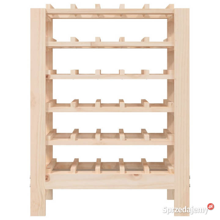 Stojak na wino 615x30x82 lite drewno sosnowe Warszawa