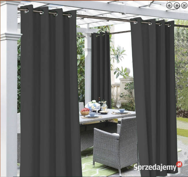 Zasłona ogrodowa na taras do altany 155X250 wys Warszawa