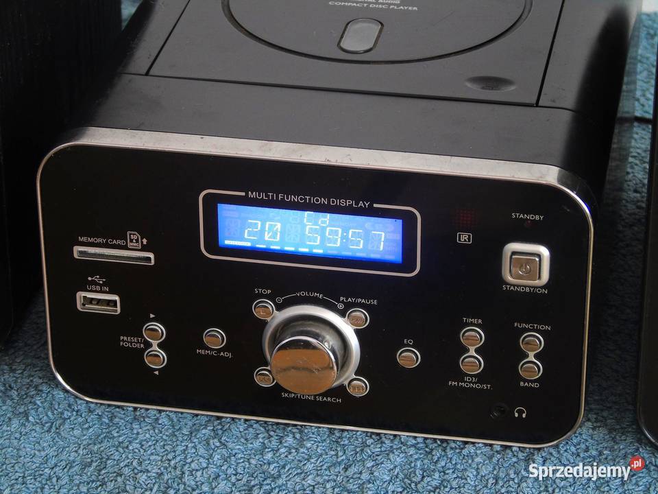 Wieża JGC MS203 CD USB mp3 AUX kolumny sprawna Jasło