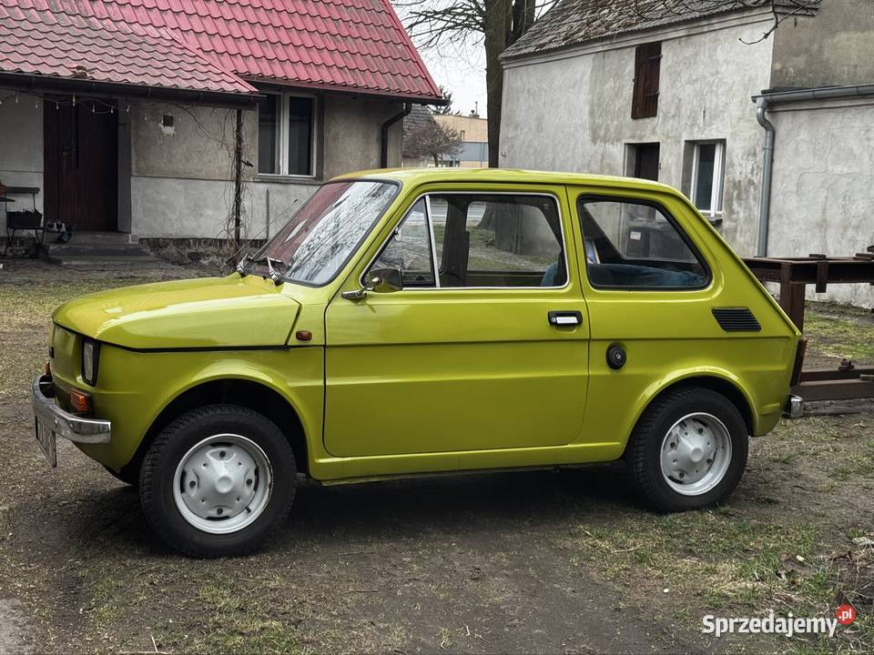 Polski Fiat 126p 600 1978 w ślicznym kolorze garażowany