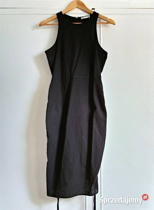 Czarna sukienka Nelly 42 XL 40 L bawełna czerń Rozmiar 40(L) zachodniopomorskie Szczecin sprzedam