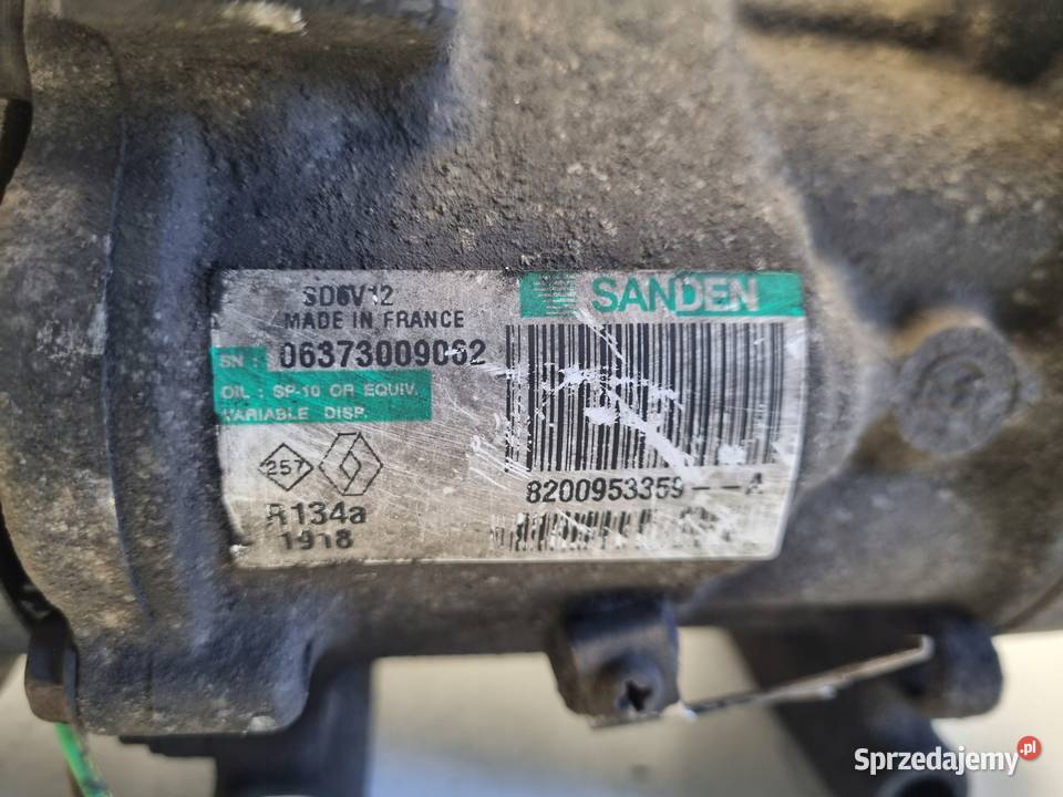 SPRĘŻARKA KLIMATYZACJI Renault Clio III 15 DCI osobowe Rudka