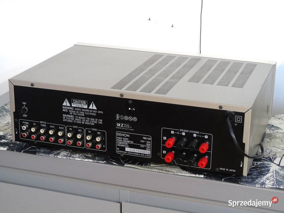 Wzmacniacz Denon PMA520 srebrny świetne stereo Jasło