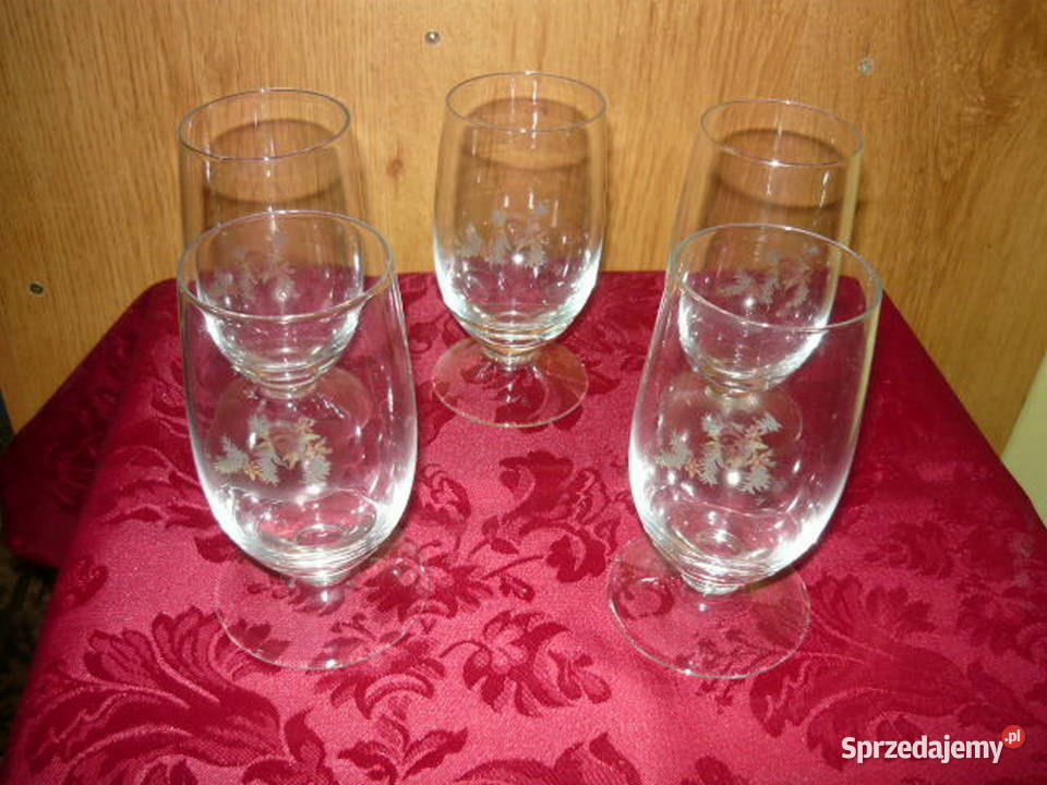 Koniakówki 5 sztuk Porcelana i szkło Myszków