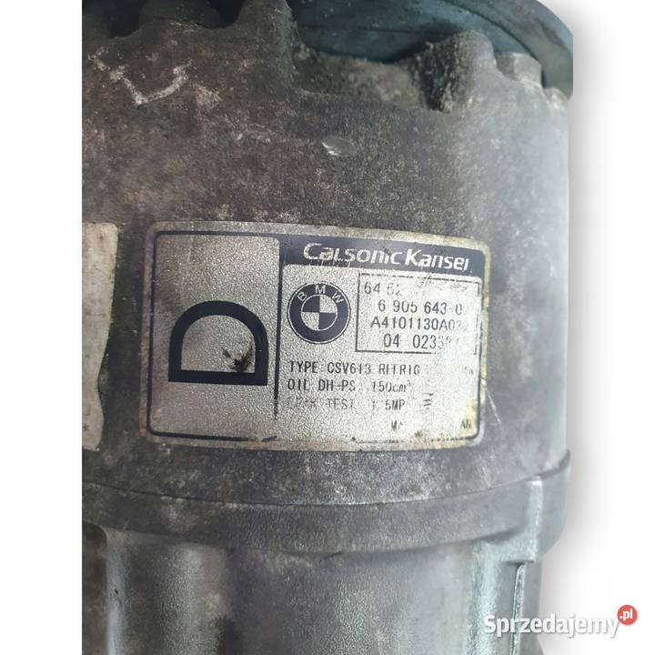 SPRĘŻARKA KLIMATYZACJI BMW X3 E83 20 D 6905643 Chełm