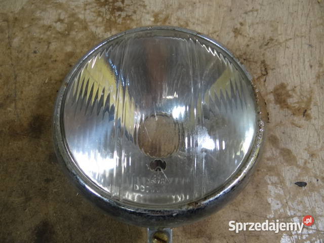 klosz 130 mm lampy IKA mosiężny odblask IFA dkw Klosze
