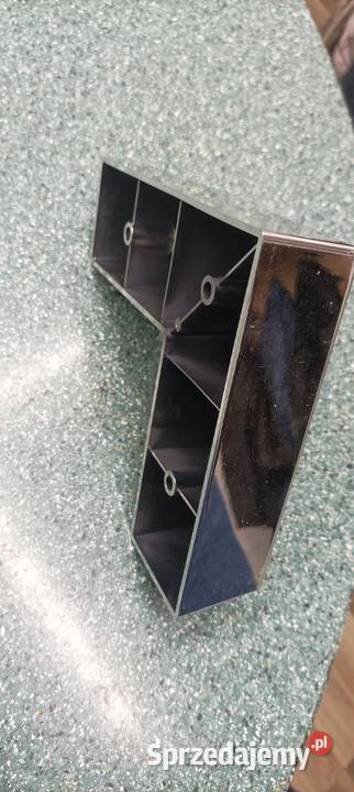 Noga kątowa chrom 160x160x45h 4.5cm