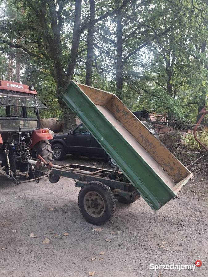 Przyczepa wywrotka 3stronny kipper hydrauliczny lubuskie Krosno Odrzańskie