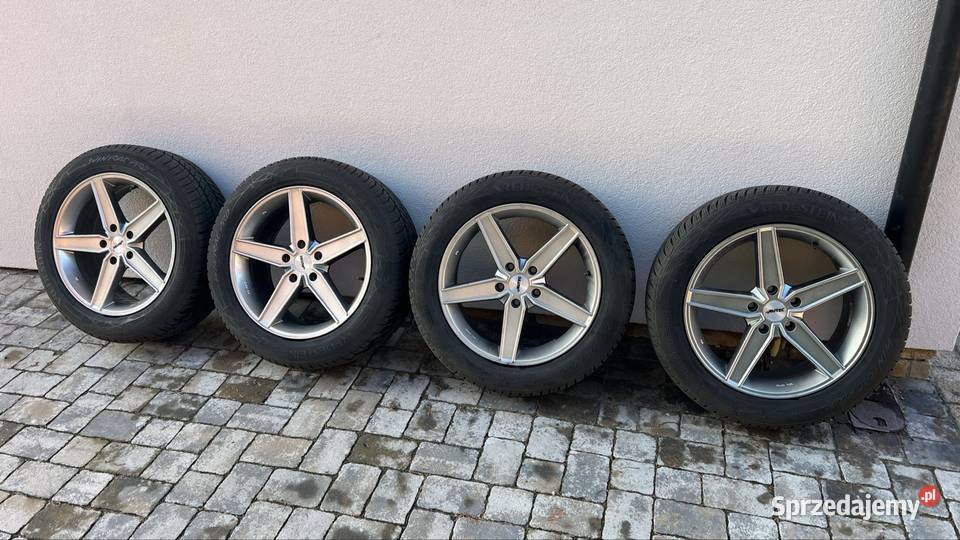 Felgi ALUMINIOWE z oponami zimowymi 24550R18 Średnica 18" Syców