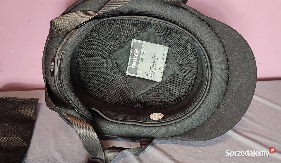 NOWY Kask jeździecki Horze Triton czarny z Jasień