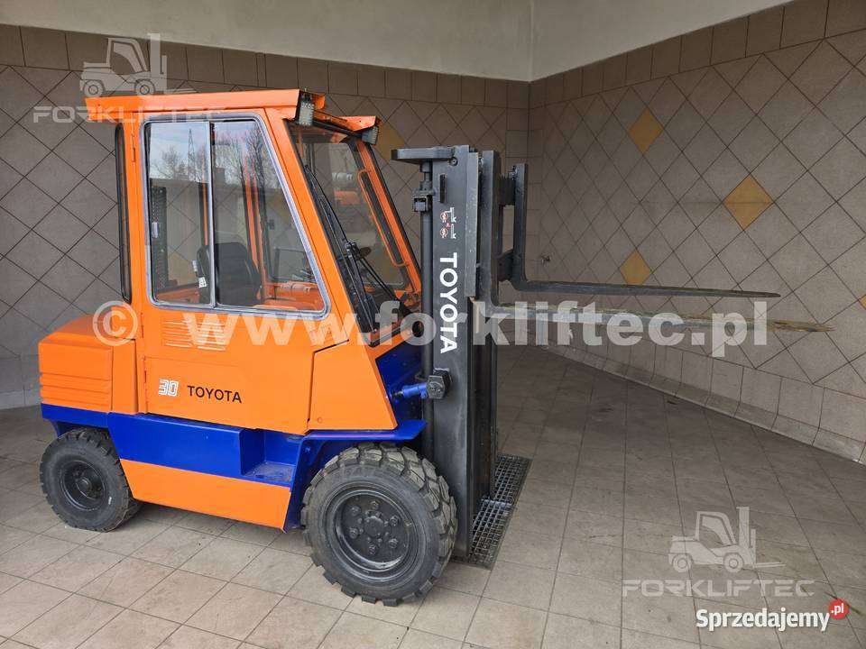 Wózek widłowy TOYOTA 5FD30 wolny skok kabina Lędziny sprzedam