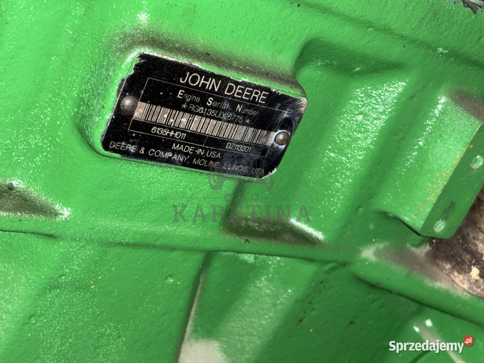 John Deere S780 Silnik 6135HH011 CZĘŚCI Jastrzębniki