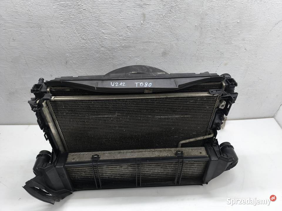 PAS PRZÓD CHŁODNICE WENTYLATOR KOMPLET MERCEDES