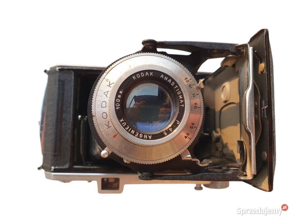 Stary aparat miechowy Kodak 620 z obiektywem śląskie Cieszyn