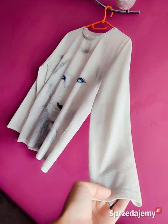Bluza Chłopięca Męska Fullprint Lew Wzór 3D