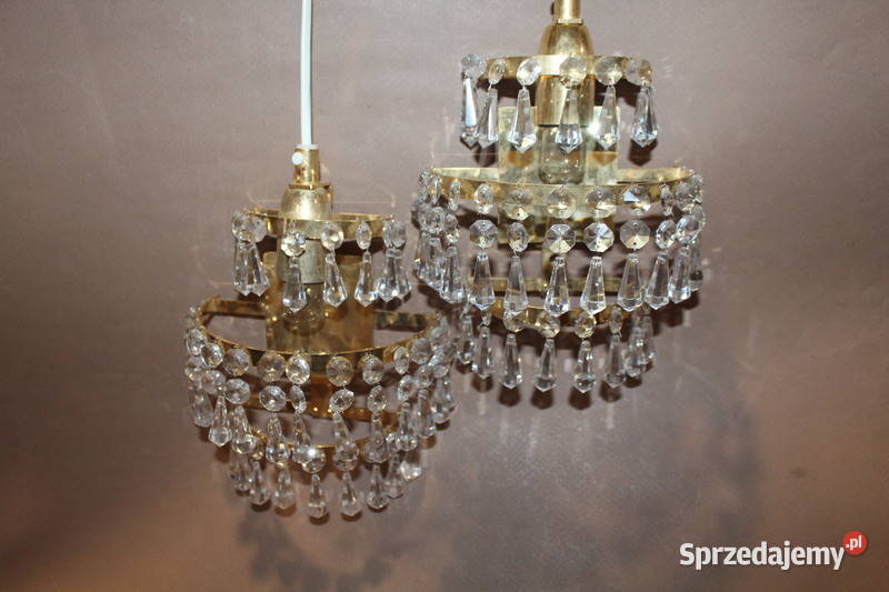 Para kinkietów z kryształkami 412 Szczecin