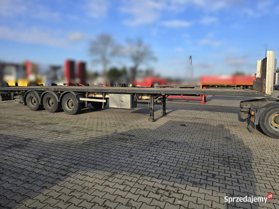 Naczepa platforma FRUEHAUF TX 34CW ładowność 27 Burtowe i plandeki Rudolfowo