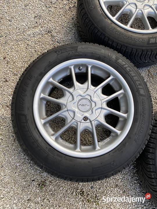 FELGI 4x98 AZEV R15 opony Michelin POLONEZ125P