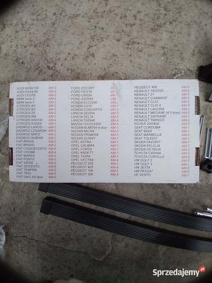 Nowy Bagażnik dachowy belki poprzeczne tramp Głubczyce