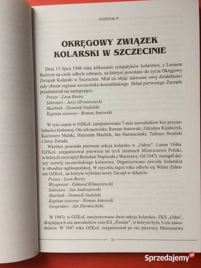 146 Sport Kolarstwo Szczecińskie 1946 1999 Szczecin sprzedam
