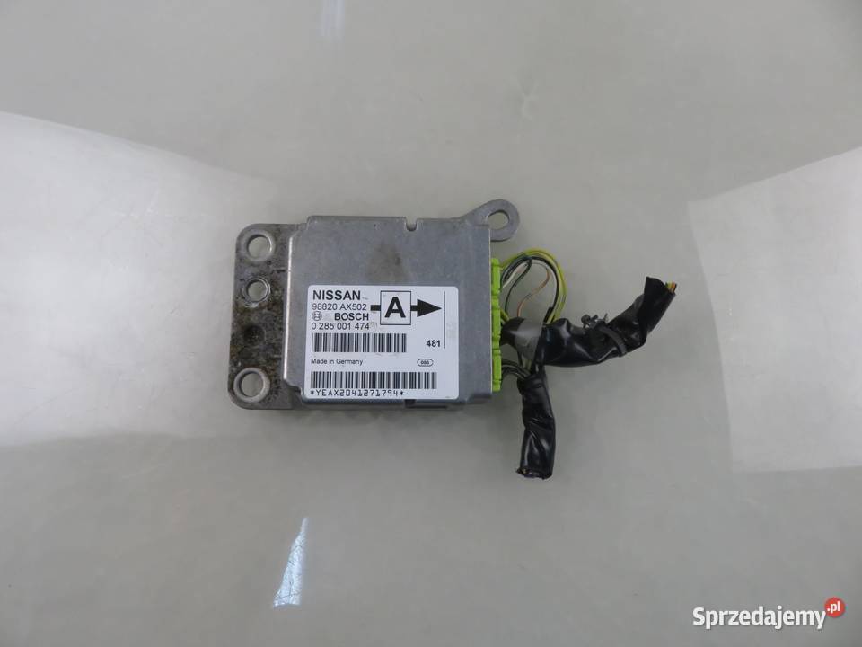 MODUŁ AIRBAG NISSAN MICRA III K12 0285001474