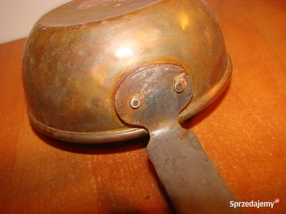 stary miedziany rondelek Pruszcz Gdański
