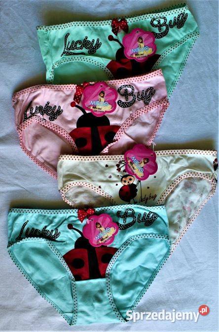 Figi majtki dziewczęce bawełna 122128 4 Warszawa