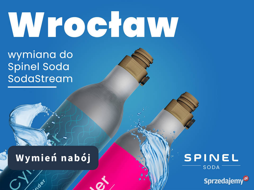 WYMIANA gaz CO2 do SODASTREAM Wrocław i Spinel