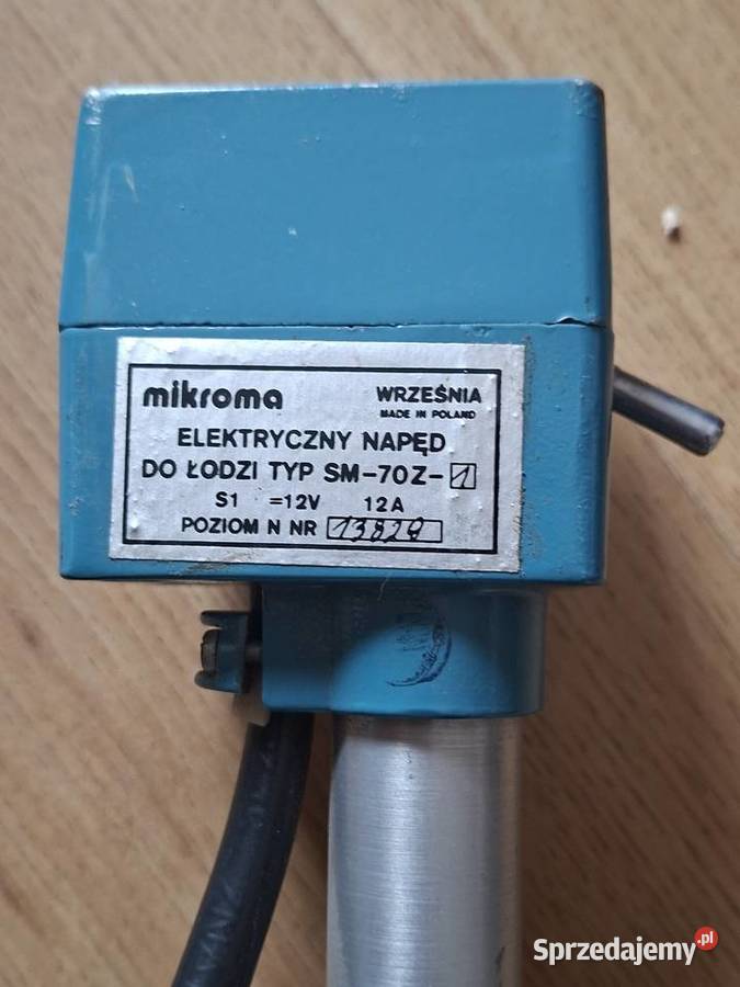 Silnik elektryczny do pontoonu Mikroma PRL Pozostałe Szczecin sprzedam