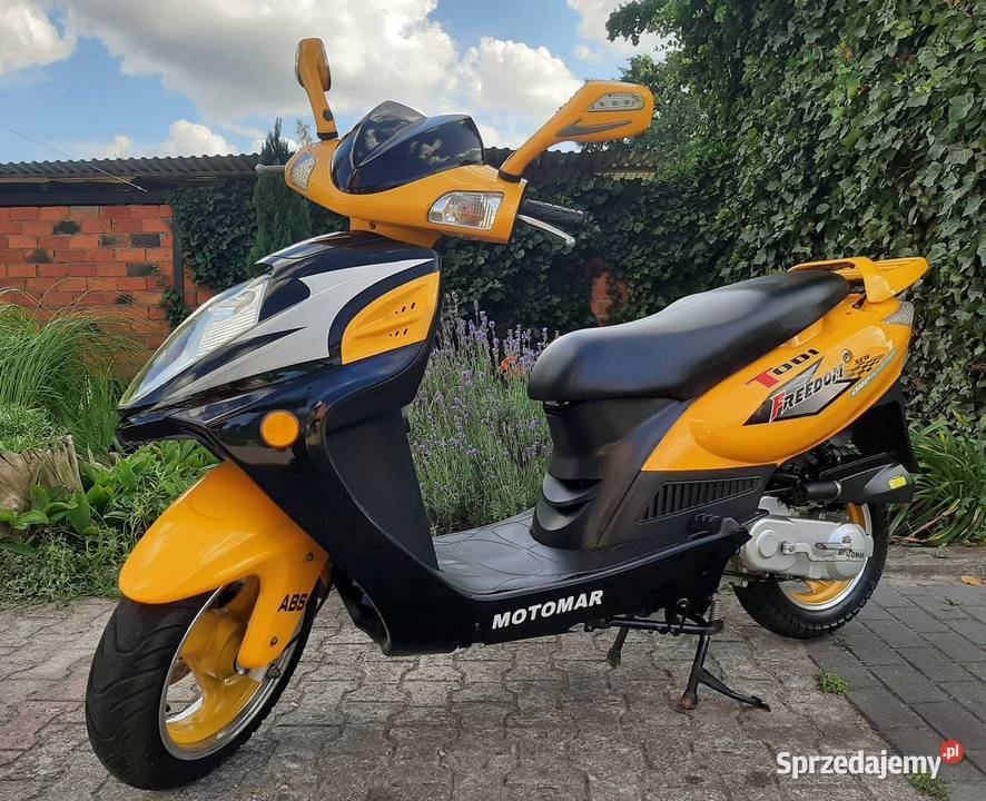 Mega zadbany duży mocny skuter Motomar Freedom wielkopolskie Tuczno