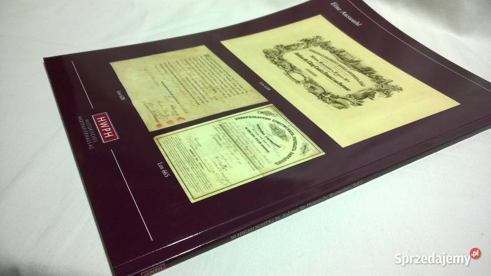 katalog aukcyjny papierów wartościowych 5056 Warszawa