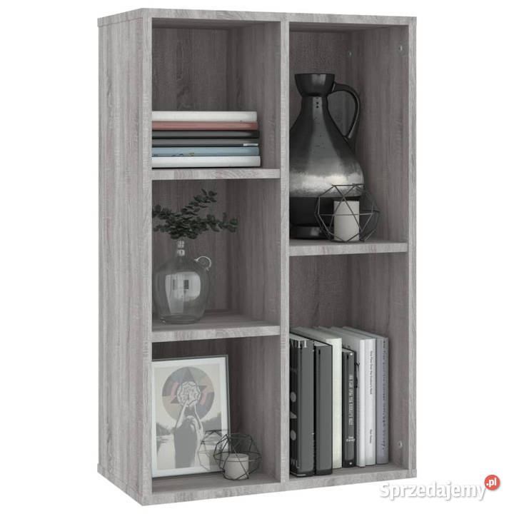 Regał na książkiszafka szary dąb sonoma 50x25x80 Warszawa