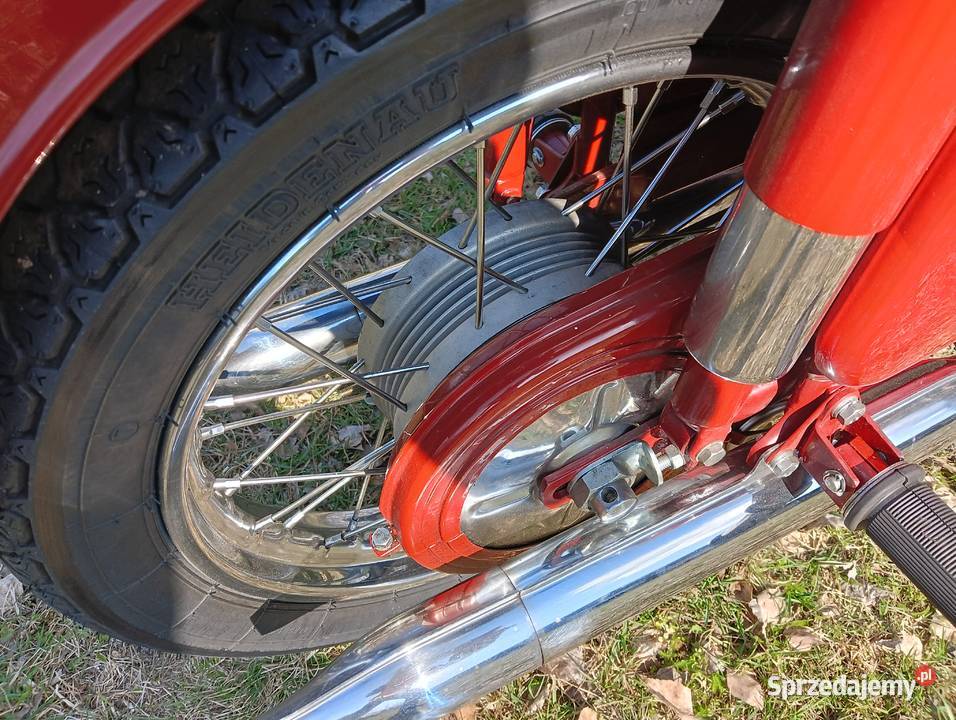 Jawa 175 podwójny wydech w świetnym stanie białe Łask