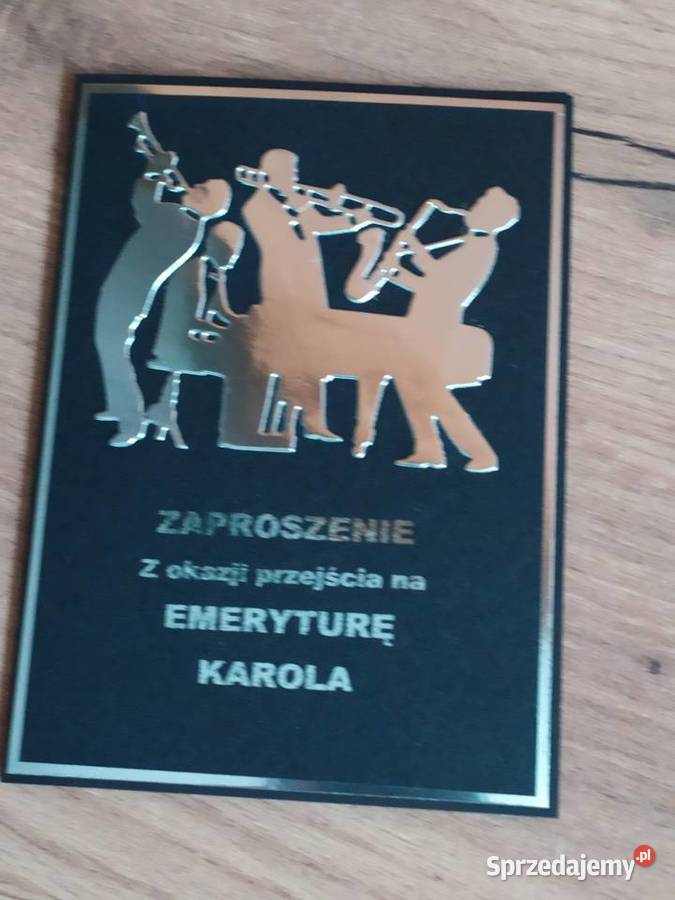 Zaproszenia z tyt odejścia na emeryturę Konin