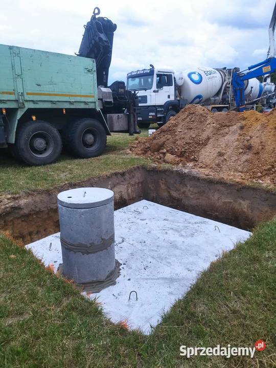 Zbiorniki betonowe piwnice ogrodowe ziemianki Białobrzegi