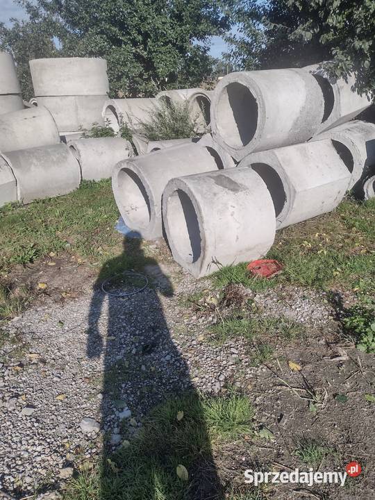 Sprzedam kręgi i pokrywy betonowe studnia szambo Skrzydłowice