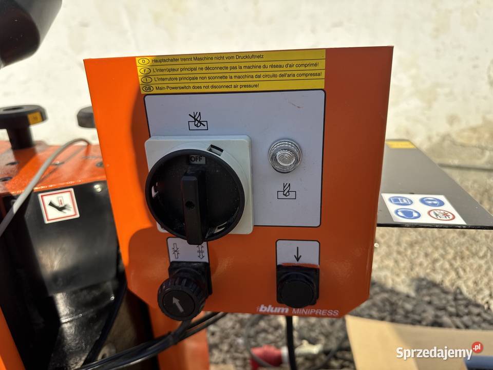 Wiertarka pod zawiasy Blum Minipress Pro Zestaw Kalwaria Zebrzydowska