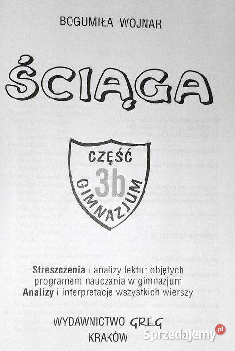 Ściąga 3b Gimnazjum Bogumiła Wojnar Chełm