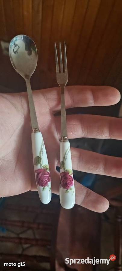 Łyżki i widelce deserowe Antyki, Sztuka, Kolekcje Jelenia Góra