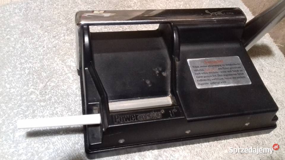 Nabijarka Powermatic 1 Maszynka do papierosów Tomaszów Bolesławiecki