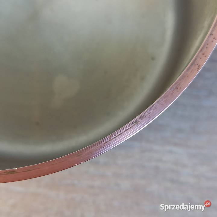 Profesjonalny miedziany rondel poj 07 l grube Warszawa