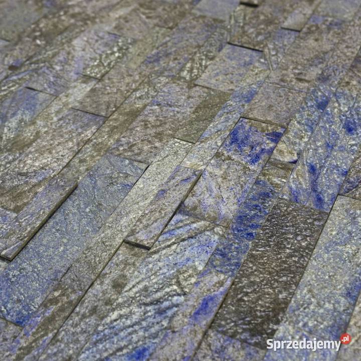 Panel ścienny Quick Stone 3D Luxury Metal Blue Naklejki Kraków