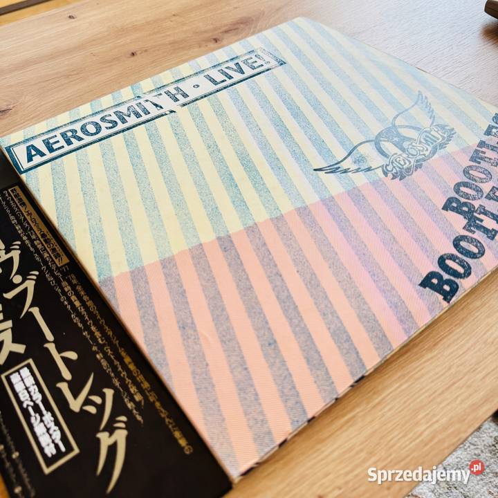 Aerosmith Live Bootleg NMEX Japan Obi 2 LP 1978 Gdańsk