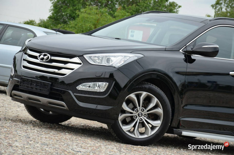 Hyundai Santa Fe Czarne 22CRDI 197 Serwis czarny Kutno